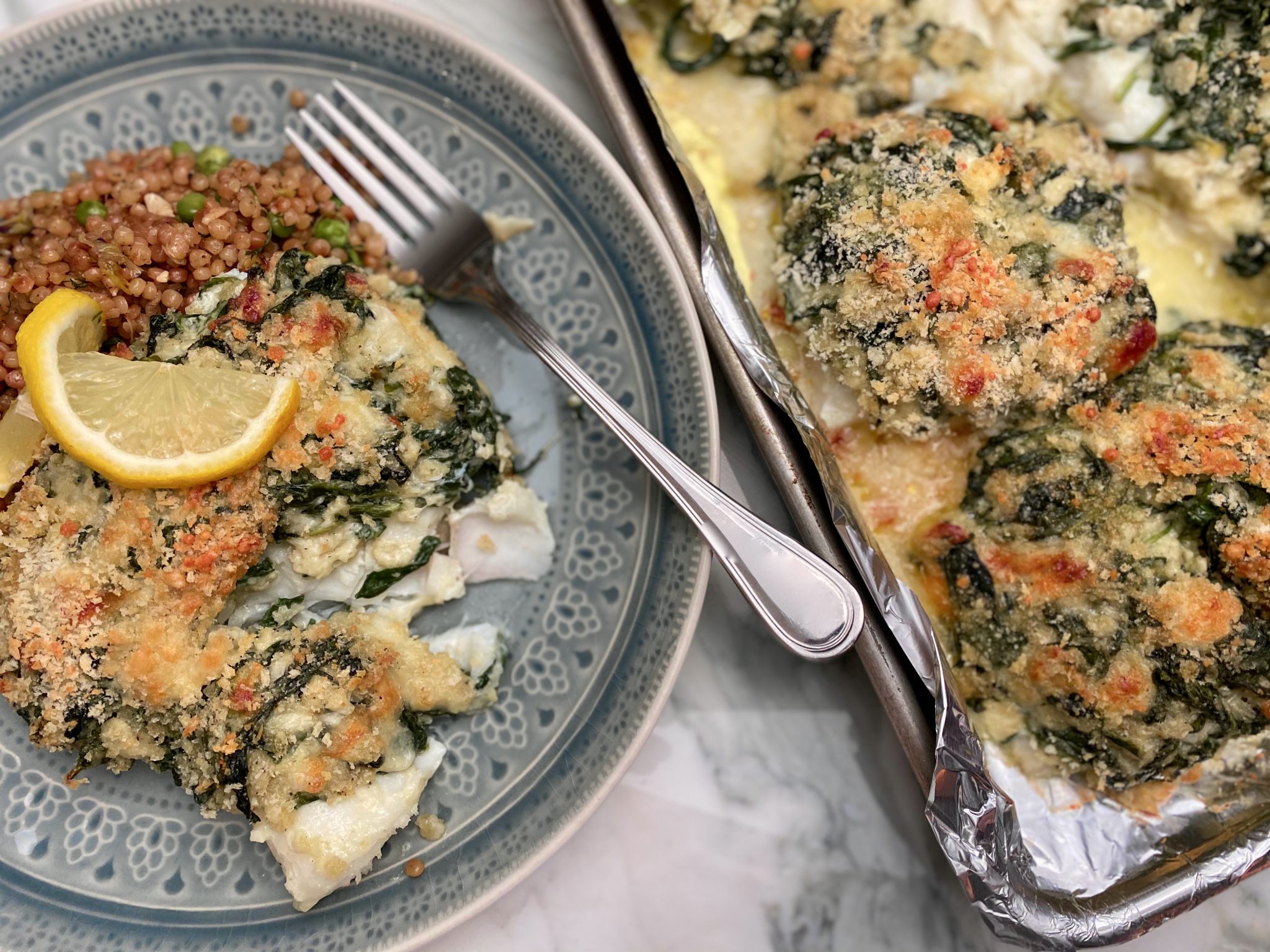 HADDOCK FLORENTINE - Dish Off The Block