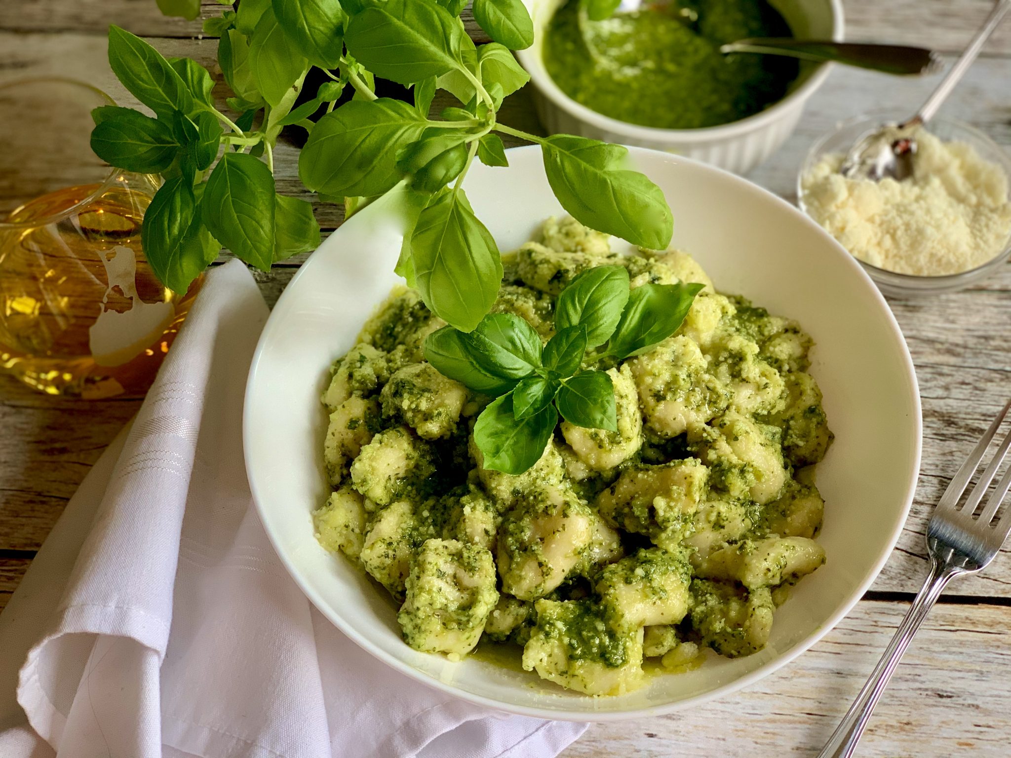 GNOCCHI WITH PESTO SAUCE - Dish off the Block