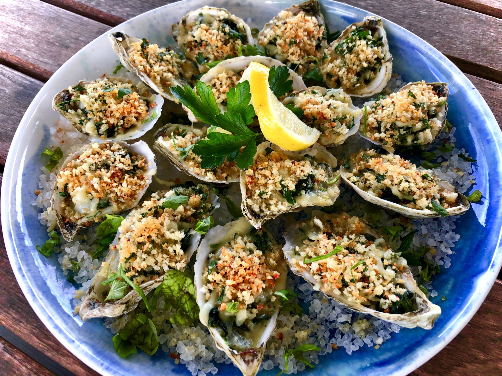 OYSTERS ROCKEFELLER Dish off the Block