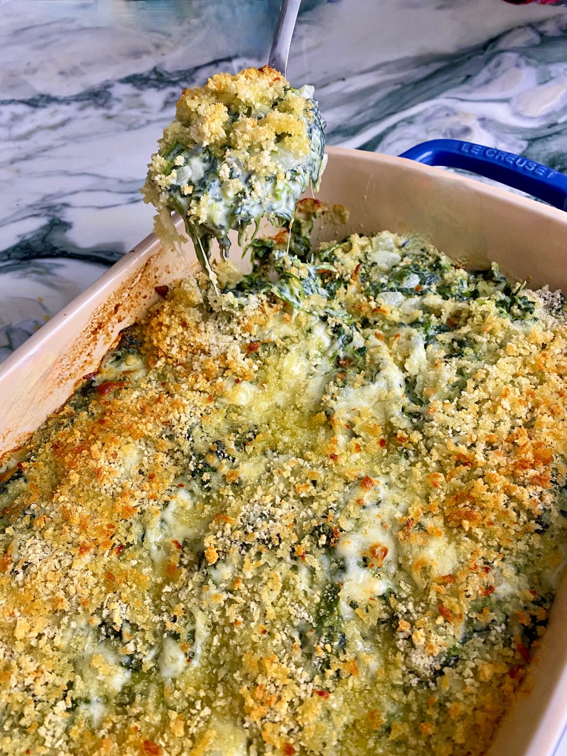 Creamed Spinach Casserole Dish Off The Block 8063