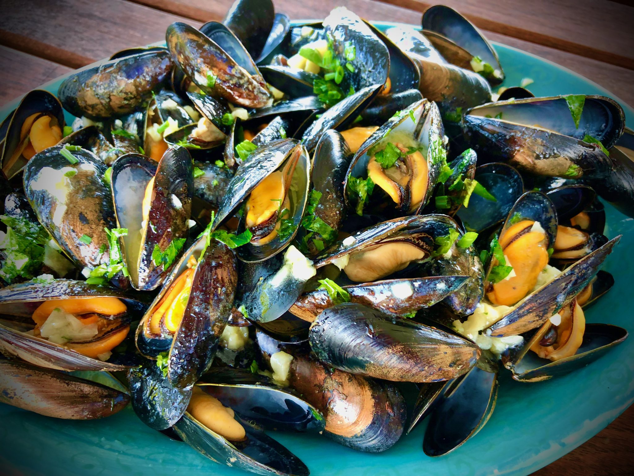 Garlic Butter Mussels Dish Off The Block 