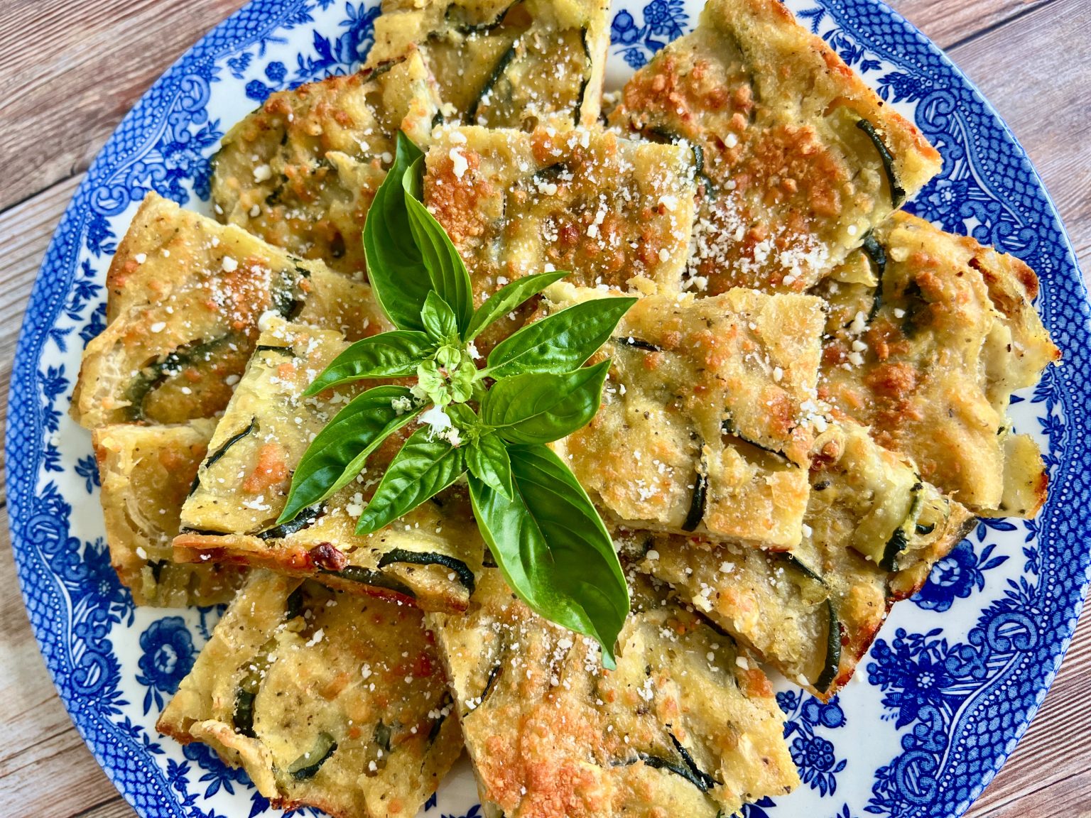 ZUCCHINI SCARPACCIA (ITALIAN ZUCCHINI TART) - Dish Off The Block