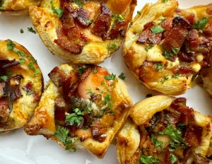 DECADENT HICKORY MAPLE SALMON AND BACON BITES