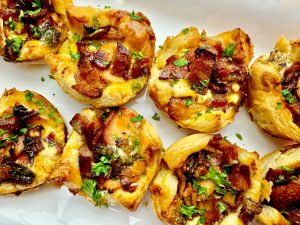 DECADENT HICKORY MAPLE SALMON AND BACON BITES