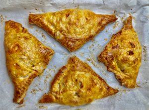 BRING ON THE FUNK CHICKEN AND GORGONZOLA HAND PIES