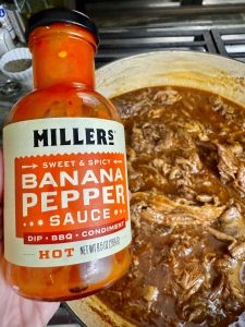 ROOT BEER AND BANANA PEPPER PULLED PORK PALOOZA