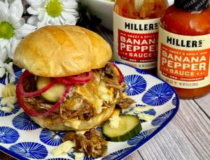 ROOT BEER AND BANANA PEPPER PULLED PORK PALOOZA